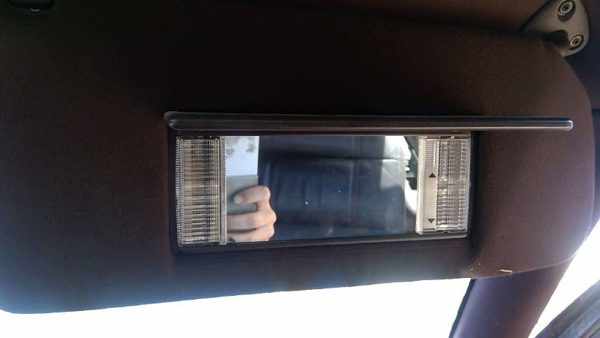 93-96 Cadillac Fleetwood Passenger Right Sun Visor Oem Maroon — photo 10