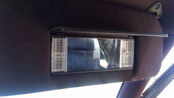 93-96 Cadillac Fleetwood Passenger Right Sun Visor Oem Maroon — photo 8