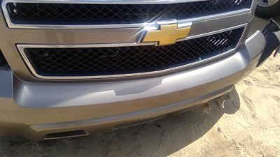 2012 Chevy Tahoe Grille Ls Black With Chrome Surround Lower Mocha Gha