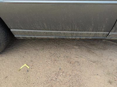 98-04 Seville Passenger Right Rear Moulding From Door Back Lower Sedan Thunder G