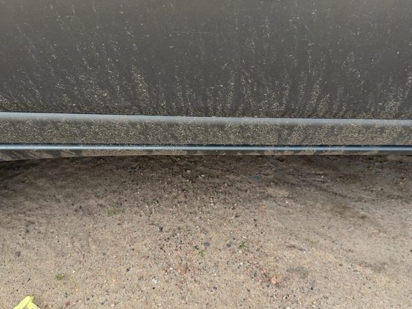 98-04 Seville Passenger Right Rear Moulding From Door Back Lower Sedan Thunder G — photo 2