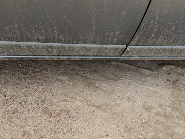 98-04 Seville Passenger Right Rear Moulding From Door Back Lower Sedan Thunder G — photo 3