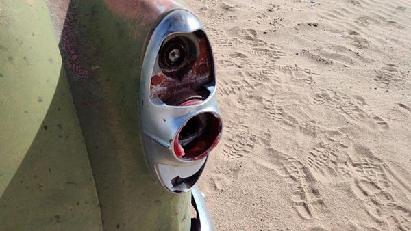 53 Chevy Bel Air 150 Sedan Passenger Right Tail Light Housing Chrome Brake Lamp — photo 5