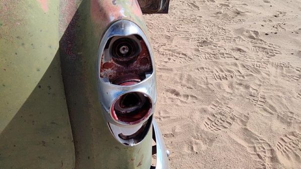 53 Chevy Bel Air 150 Sedan Passenger Right Tail Light Housing Chrome Brake Lamp — photo 4
