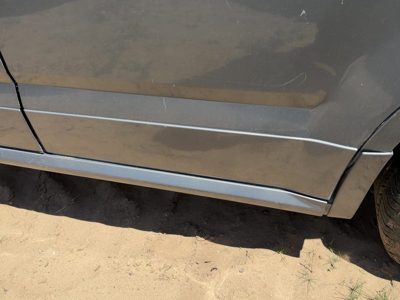 04-05 Srx Driver Left Rear Moulding From Door Oem Back Trim Strip Silver 42U
