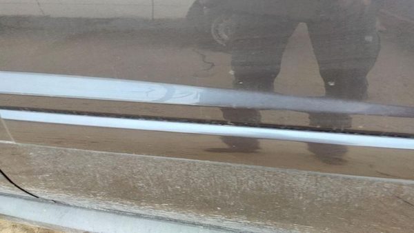 05-09 Equinox Driver Left Rear Moulding From Door Back Trim Granite Gray 44U — photo 3