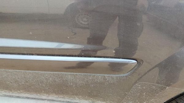 05-09 Equinox Driver Left Rear Moulding From Door Back Trim Granite Gray 44U — photo 2