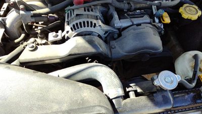 00-04 Legacy Outback Drive Belt Shield Engine Cover Oem 2.5L