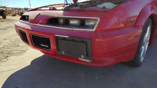 1991-1995 Grand Prix Front Bumper Cover Assembly Oem Red 2 Door 10252361 — photo 2