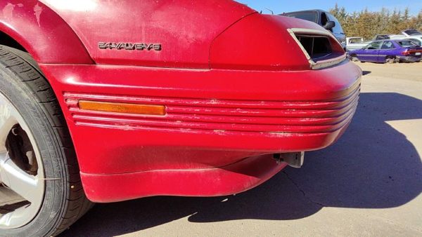 1991-1995 Grand Prix Front Bumper Cover Assembly Oem Red 2 Door 10252361 — photo 4