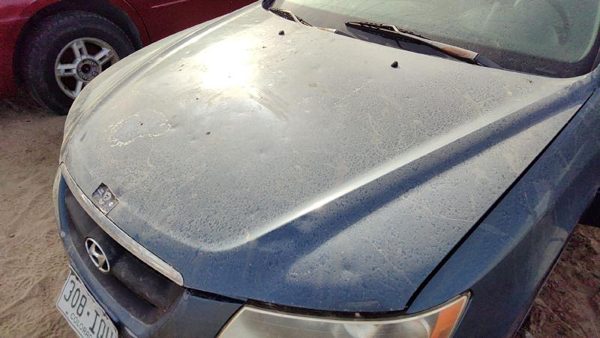 2006 Hyundai Sonata Hood Blue Hail 664000A000 — photo 2