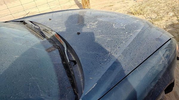 2006 Hyundai Sonata Hood Blue Hail 664000A000 — photo 4