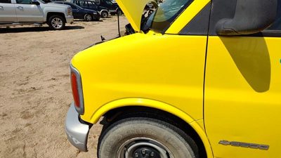 2002 Chevy Express 3500 Fender LH Van 2500 Yellow