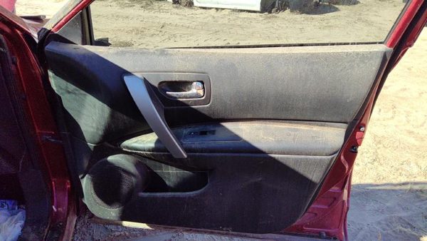 08-13 Nissan Rogue Passenger Right Front Door Trim Panel With Switches G Black — photo 1