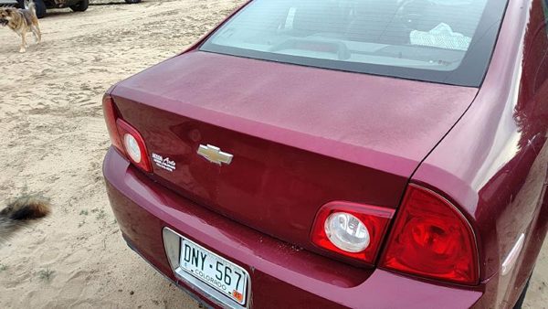 2009 Chevrolet Malibu Trunk/decklid/hatch/tailgate Red 80U — photo 1