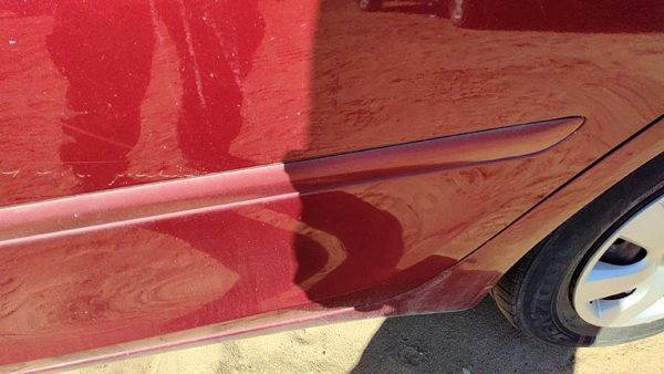 02-06 Camry Driver Left Rear Moulding From Door Back Trim Strip Salsa Red 3Q3 — photo 6