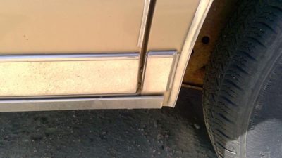 1980-1985 Olds 88 Driver Left Rear Moulding On Quarter Panel Oem Chrome