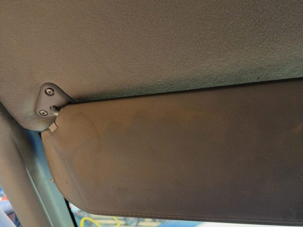2000-2002 Chevy Express 2500 Driver Left Sun Visor Oem Vinyl Grey 92G 15074524 — photo 8