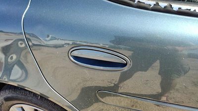 03-08 Grand Prix Stealth Passenger Right Rear Outside Door Handle Back Gray 46U