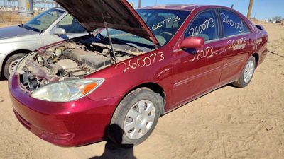 2002 Toyota Camry Hood Salsa Red 3Q3