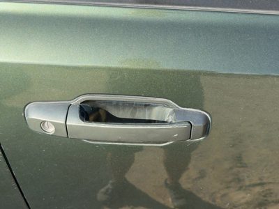 03-09 Sorento Passenger Right Front Outside Door Handle Without Chrome Ivy Green