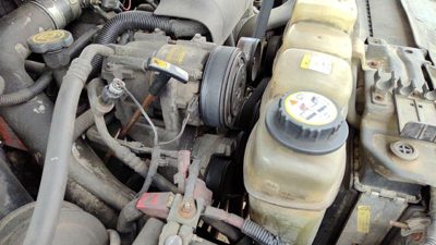 1999-2003 F350 Powerstroke Mount Bracket Set For Ac Compressor Oem 7.3l