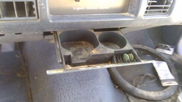 1991-1993 Chevy Caprice Slide Out Dash Cup Holder Assembly Oem Blue 12501043 — photo 3