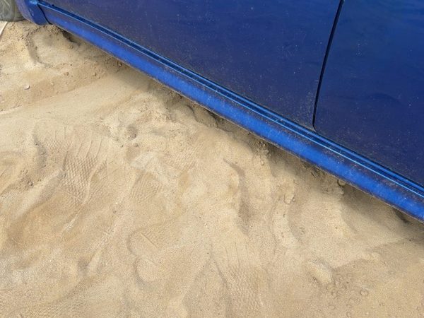 2007-2012 Nissan Sentra Driver Left Lower Rocker Panel Moulding Oem Blue B17 — photo 3