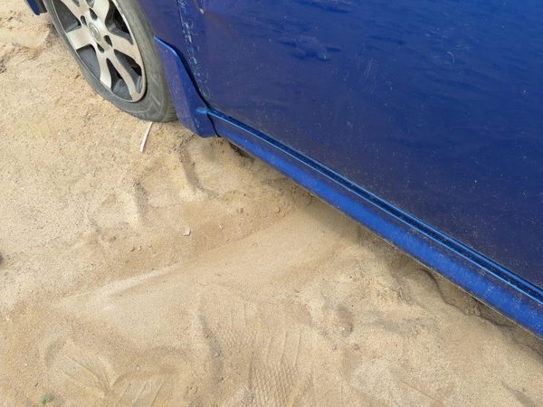 2007-2012 Nissan Sentra Driver Left Lower Rocker Panel Moulding Oem Blue B17 — photo 7