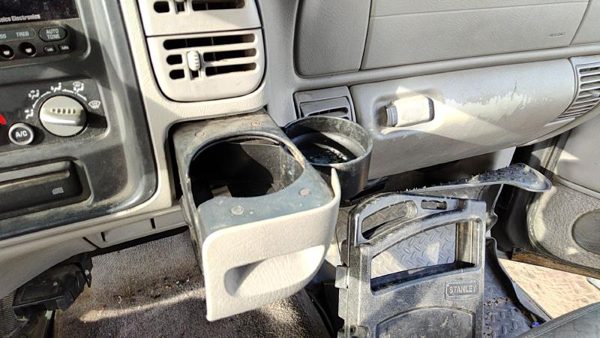 1999 Chevy Suburban Slide Out Dash Cup Holder Oem Gray 132 — photo 1