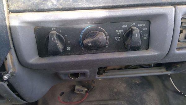 1996 Ford F450 Heater A/c Control Temperature Module In Dash AC Head Unit OEM — photo 3