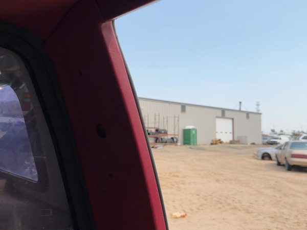 1987-1996 Dodge Dakota Driver Left B-Pillar Trim Red OEM — photo 4