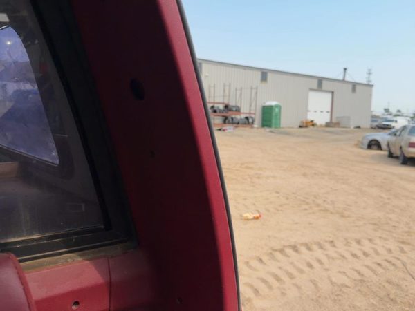 1987-1996 Dodge Dakota Driver Left B-Pillar Trim Red OEM — photo 5