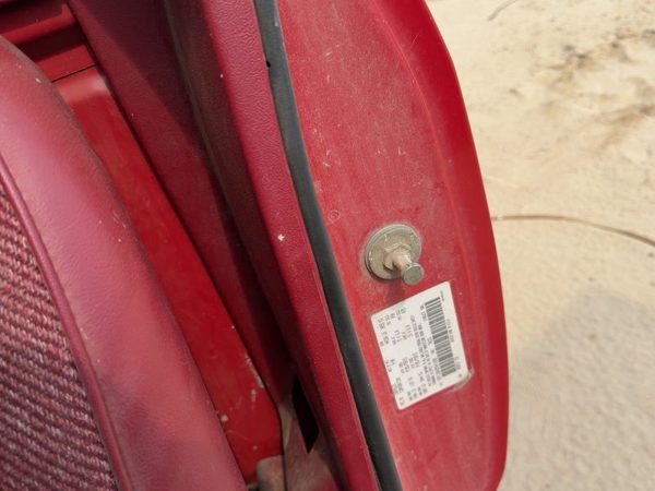 1987-1996 Dodge Dakota Driver Left B-Pillar Trim Red OEM — photo 3