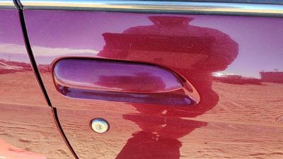 1995-1999 Chevy Lumina Passenger Right Front Outside Door Handle Oem Red