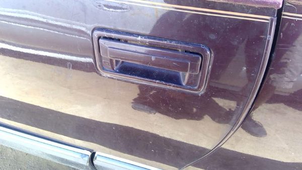93 Cadillac Fleetwood Driver Left Rear Back Outside Door Handle Oem Lever Maroon — photo 8