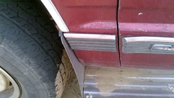 88-00 Gmc Sierra 2500 Driver Left Moulding From Fender Oem Trim Strip — photo 4
