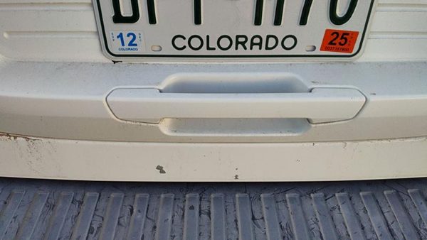 2004-2007 Ford Freestar Rear Hatch Handle Oem Lift Gate Button Lever Wt White — photo 1