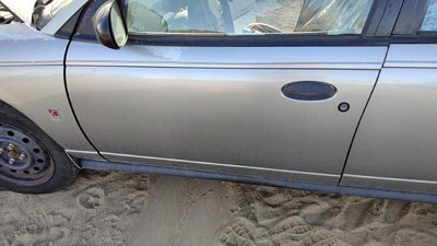1997 Saturn Sl1 Front Door LH Silver