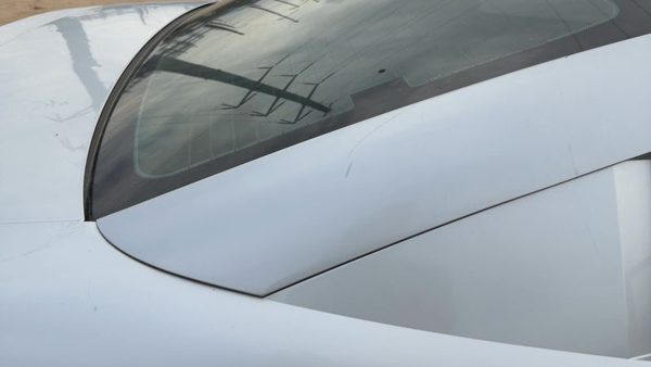 03-07 Saturn Ion Passenger Right Rear Moulding On Quarter Panel Oem Silver 13U — photo 4