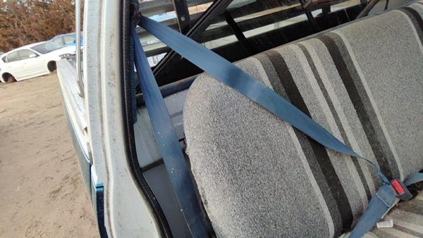 91 Chevy Silverado 1500 Passenger Right Front Seat Belt Retractor Shoulder Blue — photo 3