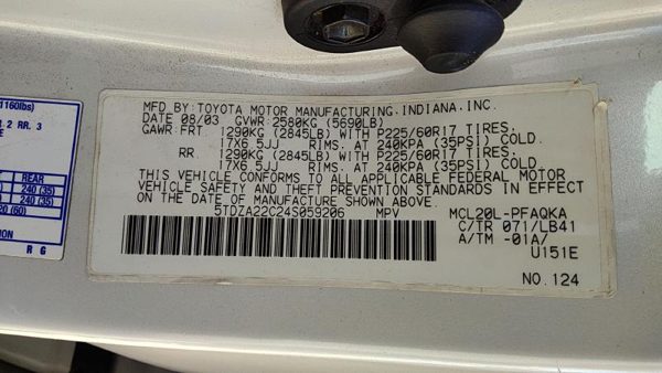 1998-2006 Toyota Sienna Harmonic Balancer Crankshaft Pulley With Bolt Oem 3.3L — photo 4
