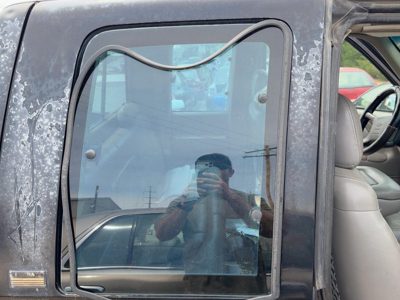 89-99 Chevy Silverado 1500 Passenger Right Rear Side Window Door Glass Oem Back