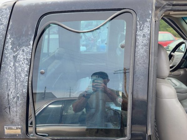 89-99 Chevy Silverado 1500 Passenger Right Rear Side Window Door Glass Oem Back — photo 1