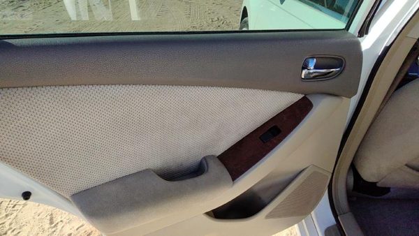 07-09 Nissan Altima Driver Left Rear Door Trim Panel With Switches Back Blond C — photo 5