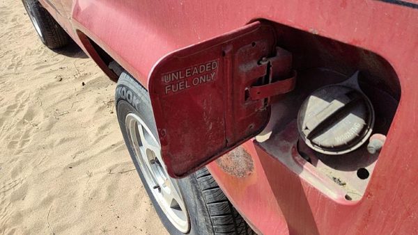 1984-1990 Ford Bronco 2 Fuel Tank Door With Hinge Gas Lid Oem Filler Red — photo 4