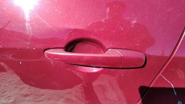 2006-2012 Ford Fusion Driver Left Rear Outside Door Handle Oem Back Red U6 — photo 2