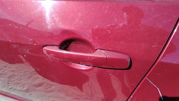 2006-2012 Ford Fusion Driver Left Rear Outside Door Handle Oem Back Red U6 — photo 3