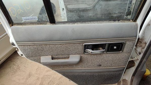 1987-1996 Jeep Cherokee Driver Left Rear Door Trim Panel With Switches Back Gray — photo 2