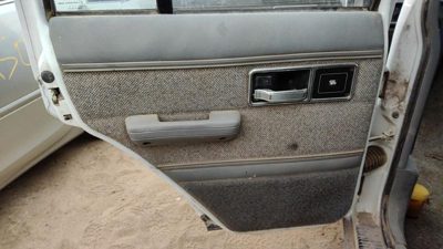 1987-1996 Jeep Cherokee Driver Left Rear Door Trim Panel With Switches Back Gray